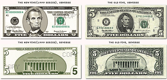 USA Banknoten: $5