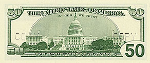 USA Banknoten: Rückseite $50