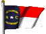 Flagge von North Carolina, USA